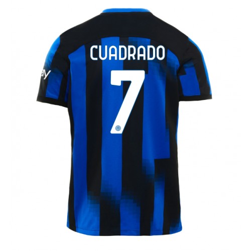 Maillot de foot Inter Milan Juan Cuadrado #7 Domicile 2023-24 Manches Courte
